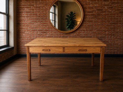 Vintage oak desk recently - ,