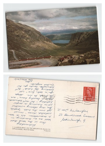 Postcard applecross mountain - applecross,