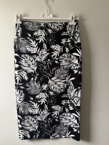 Ladies black white floral - black/white,