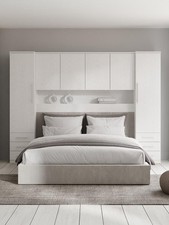 Prague Overbed Unit New White