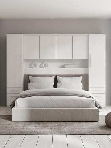 Prague overbed unit - prague, white