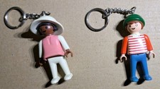 Playmobil 2 x Keyrings Boy &
