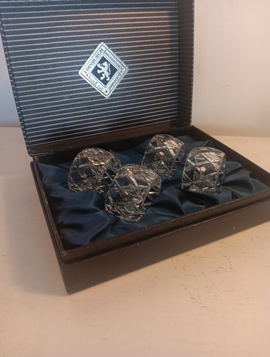 Edinburgh crystal hand cut set - hand,