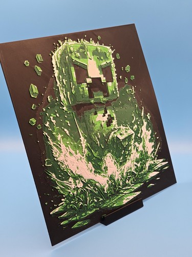 Minecraft creeper wall - minecraft,