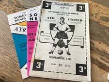 AYR UNITED HOME programmes