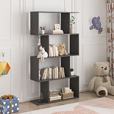 Wood Bookcase Bookshelf S