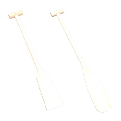Wooden canoe paddle - wooden, ergonomic