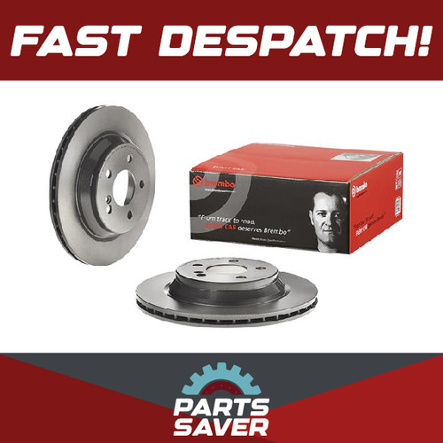 Brake discs pair vented - 2x,