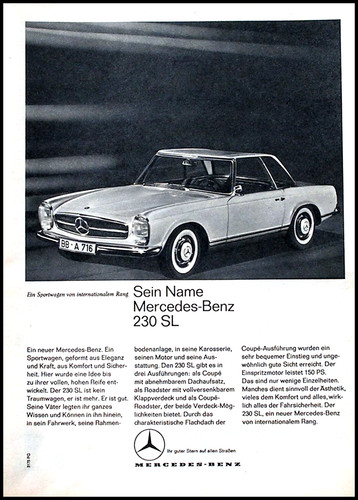 Mercedes 230 w 113 - sl,,