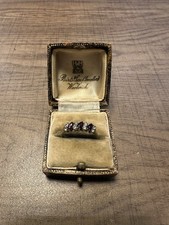 ladies 9ct gold garnet & cubic