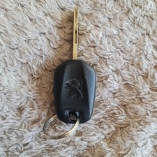 Genuine Original Peugeot Black Blade Key Car Spare Replacement 