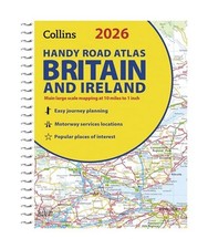 2026 Collins Handy Road Atlas Britain and Ireland: Clear and detailed map of Bri