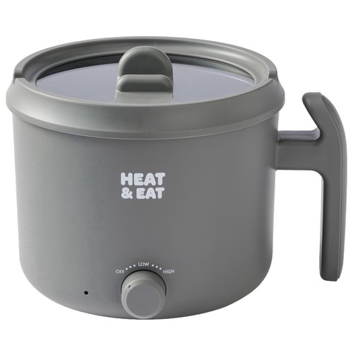 Heat eat noodle - eat,
