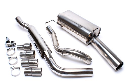 Stainless steel sport exhaust - stainless,
