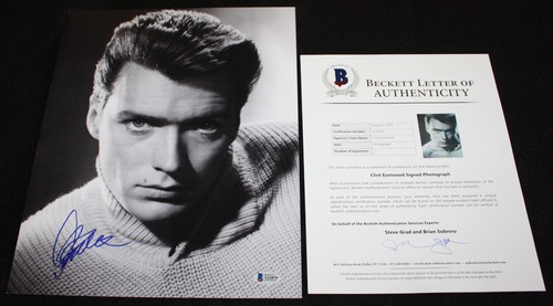 Clint eastwood signed 14 - 11, x