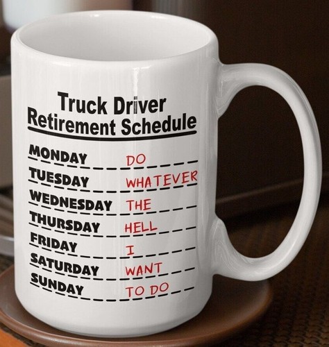 Truck driver retirement - driver,