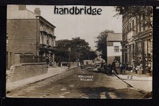 Wallasey - Salisbury Green Grocer & Fruiterer Hand Cart outside Shop - R.P. p/c