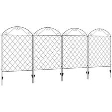 Outsunny Steel Fence Panels