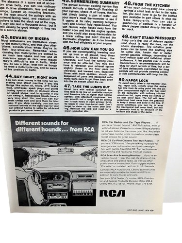 1976 rca car radio - radio, co-pilot