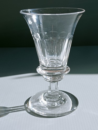 Antique facet cut - cut, glass