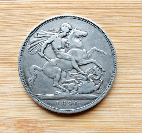 1890 victoria crown - 1890,