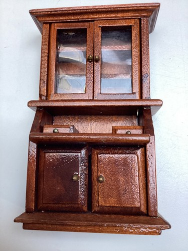 Miniature wooden doll house