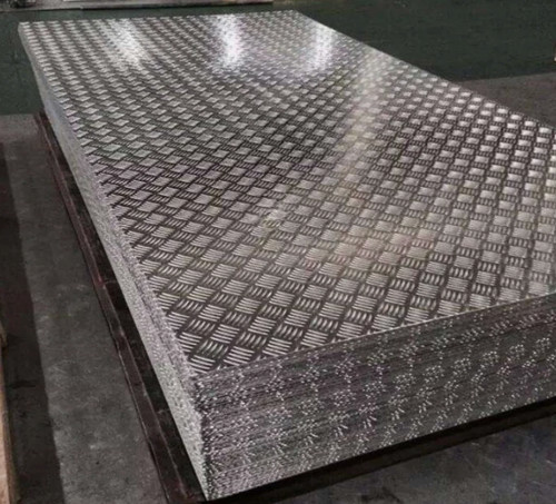 Aluminium bar chequer - aluminium,