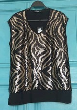 Peruzzi Animal Print Sequinned