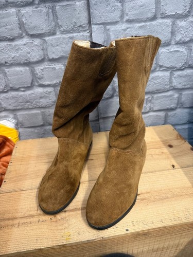 Hush puppies brown boots - , size