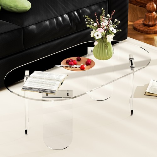 Minimal coffee table - table, clear