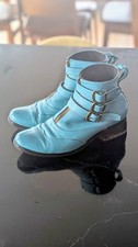 Turquoise Winklepicker Leather