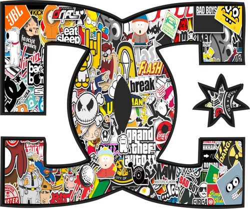 Vinyl sticker bomb - 2x,
