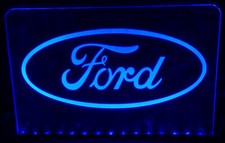 ILLUMINATED FORD SIGN (UNOFFICIAL) PERSONALISED GIFT CAR VAN