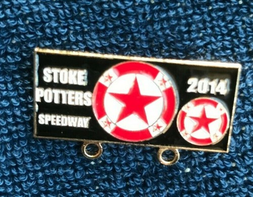 Speedway badge stoke potters - speedway,