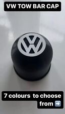 VW Tow Bar Ball Cover/Cap VolksWagen White/Black/Silver