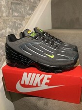 Mens UK6 Nike Air Max Plus TN3 Tuned Grey Black Green UK 6