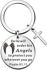 Bible Verse Keyring Christmas