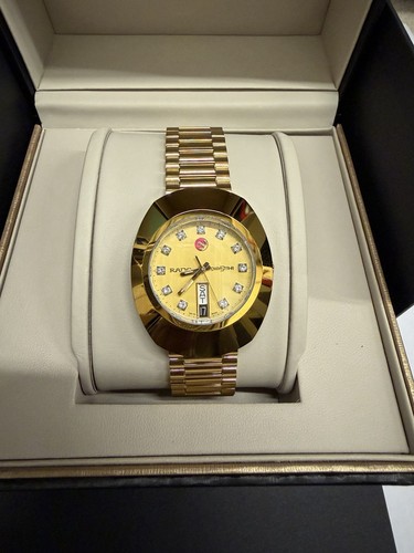 Rado men gold - tone, diastar