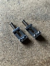 PAIR Highwood Guitars HG Stratocaster Bridge Saddles, Chrome Plated, Wide 11.5mm