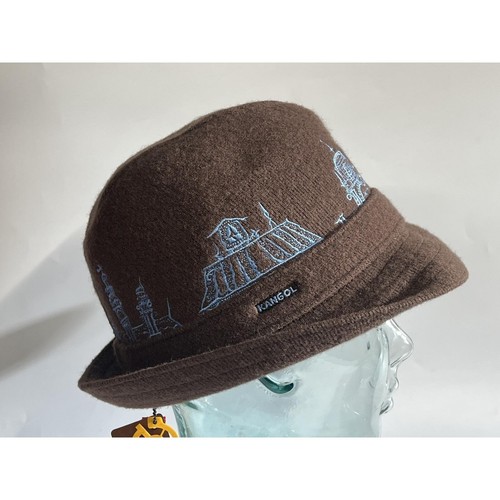 Kangol wool hat fedora - wool, medium