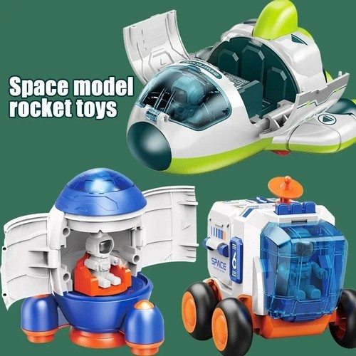 Kids space puzzle - space, car