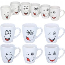 6Pcs Smiley Face Tea Coffee