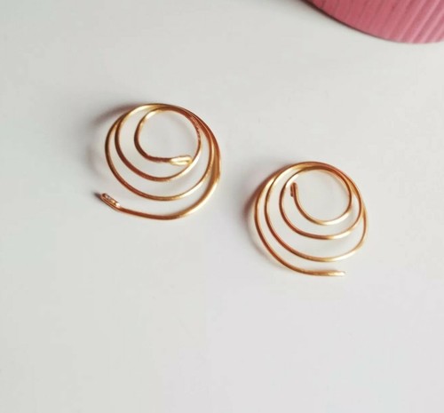 Spiral nipple ring unisex - nipple,