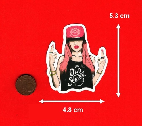 Sticker decal - sticker, old