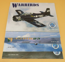 Warbirds Keep EM Flying 5 Book Set March, June, October 1991 July, December 1994