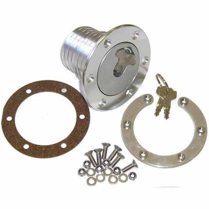 Locking aluminium fuel filler - locking,