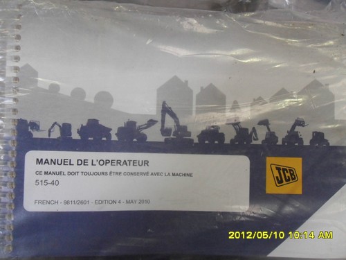 Jcb french 515 operators - jcb,