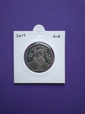 2017 Gibraltar Christmas Santa Claus 50P coin UNC