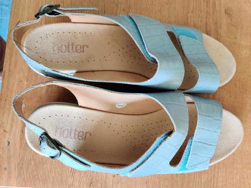 Hotter easy11 sandals blue - sandals,