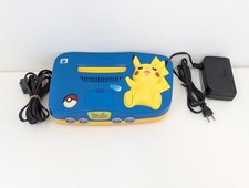 Z419 Nintendo 64 Pokemon Pikachu console Blue x Yellow Limited N64 Working SET